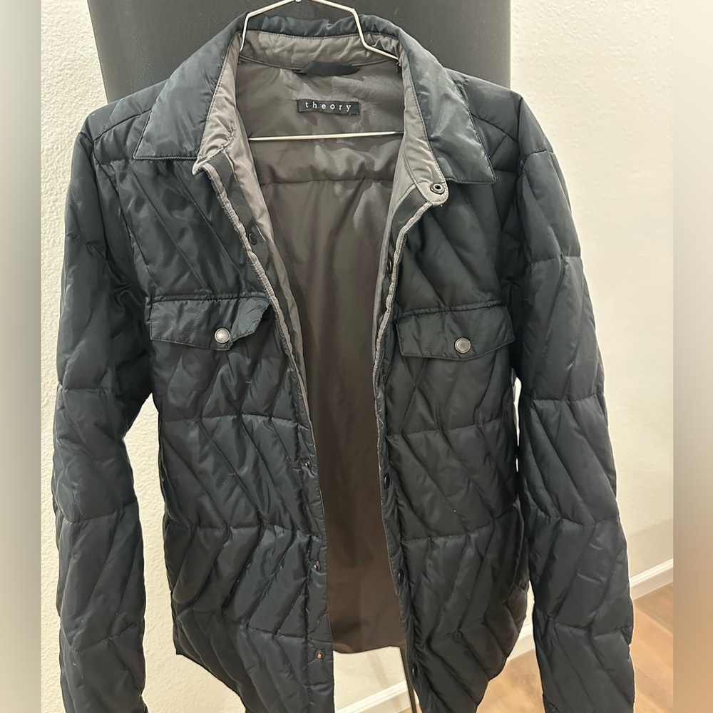 Men’s Theory Black Puffer Jacket